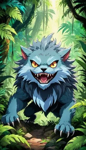 barghuti,jayasimha,werewolve,rakshasa,tsathoggua,forest king lion,nunu,narasimha,fenrir,jotun,totora,mogaka,gimlin,sendak,kuranda,koggala,werewolf,osita,kosmo,chua,Illustration,Japanese style,Japanese Style 03