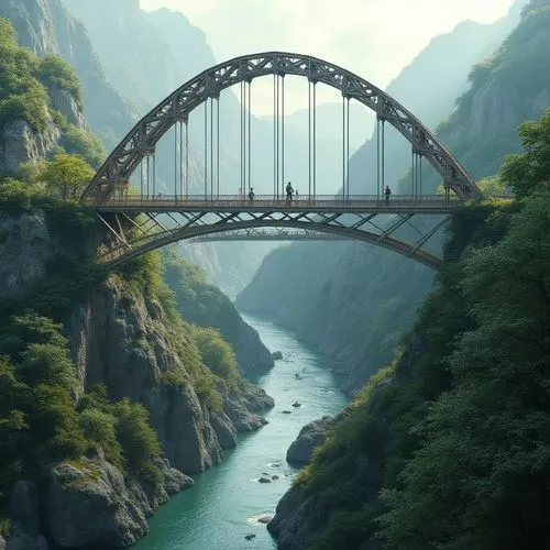 yangtze,scenic bridge,danube gorge,dragon bridge,rainbow bridge,taroko,bridge,guizhou,hanging bridge,tangshan railway bridge,suspension bridge,chain bridge,highway bridge,viaduct,canyon,bridge arch,south korea,railroad bridge,pont,bridges,Photography,General,Realistic