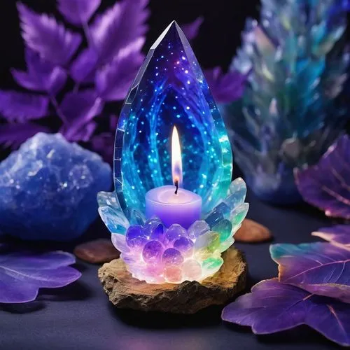 salt crystal lamp,crystal therapy,healing stone,crystal egg,flameless candle,lotus stone,plasma lamp,burning candle,spray candle,miracle lamp,rock crystal,wax candle,amethyst,unity candle,lighted candle,a candle,candle holder,solar quartz,magical pot,crown chakra flower,Illustration,Realistic Fantasy,Realistic Fantasy 20