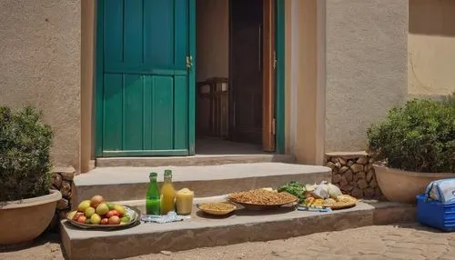 provencal life,greek island door,provencal,blue door,doorsteps,doorstep,Photography,General,Realistic