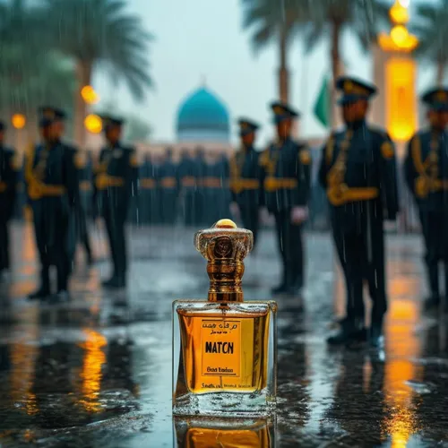 a bottle that is sitting on the ground,attar,haramain,nizwa,najaf,nasimi,zamzam