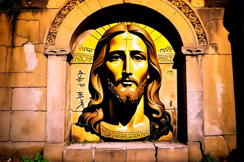 church door,church painting,garden door,front door,jesus figure,church window,portal,doorway,main door,grotto,sacred art,facade painting,church of jesus christ,stained glass window,front window,wall painting,statue jesus,saint coloman,notre dame de sénanque,holy places,Conceptual Art,Graffiti Art,Graffiti Art 07