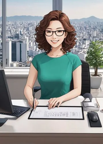 secretarial,office worker,secretaria,blur office background,ritsuko,secretary,businesswoman,girl at the computer,newswoman,receptionist,secretariats,pitchwoman,business woman,modern office,officered,switchboard operator,office desk,anchorwoman,bussiness woman,newswomen,Illustration,Japanese style,Japanese Style 04