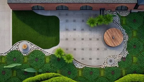 stone ,climbing garden,sewage treatment plant,school design,wastewater treatment,roof garden,cartoon video game background,roof landscape,zen garden,urban park,japanese zen garden,playground slide,min