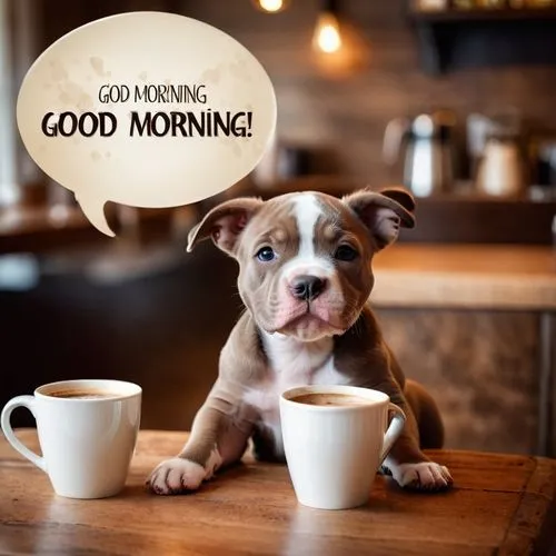 make the day great,good morning,morning,good morning indonesian,cute puppy,morning glory family,cheerful dog,coffee background,espressino,gm food,i love coffee,american pit bull terrier,coffee time,drink coffee,coffee break,day start,american staffordshire terrier,pet vitamins & supplements,java,a cup of coffee,Photography,General,Cinematic