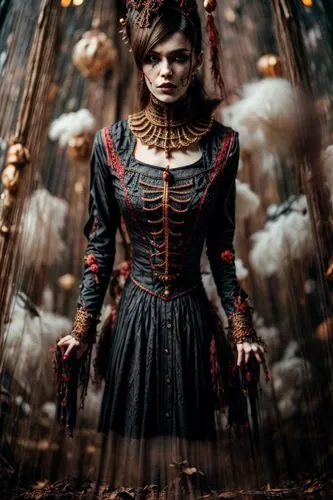 victoriana,gothic portrait,rasputina,steampunk,victorian style,victorian lady,gothic woman,anabelle,marionette,mystical portrait of a girl,the carnival of venice,dark gothic mood,gothic,gothic dress,queen of hearts,gretel,gothic style,vampire lady,victorian,abigaille