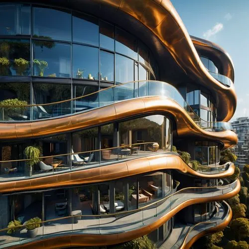 futuristic architecture,interlace,arcology,balconies,penthouses,futuristic landscape,escala,hotel w barcelona,hotel barcelona city and coast,morphosis,sky space concept,futuristic art museum,sky apartment,safdie,condos,modern architecture,condominium,lofts,hotel complex,costa concordia,Photography,General,Sci-Fi