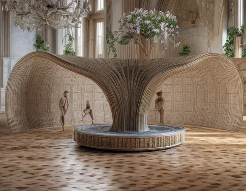 floor fountain,decorative fountains,spa water fountain,steel sculpture,sculptor ed elliott,garden sculpture,decorative art,water sofa,mozart fountain,stone fountain,wood art,kinetic art,water fountain,interior decor,fountain,the throne,danish furniture,sculpture,futuristic art museum,archidaily