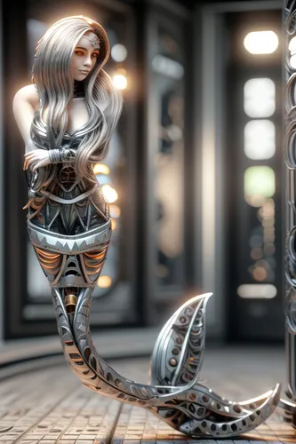 3d fantasy,3d render,medusa,biomechanical,3d rendered,3d figure,cinema 4d,female warrior,justitia,render,armillary sphere,3d model,wrought,libra,chainlink,digital compositing,lady justice,metal figure,scales of justice,fantasy art