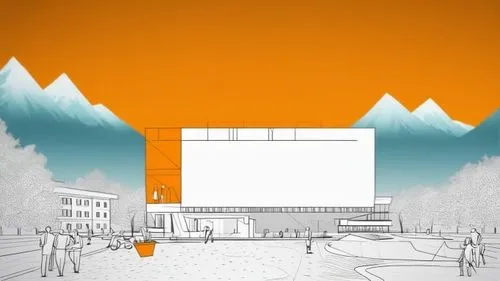 school design,cubic house,ski facility,cinema,archidaily,multistoreyed,mountain hut,ski resort,building valley,modern building,lecture hall,matruschka,ramsau,alphütte,ski station,innsbruck,staff video,swiss house,new building,kirrarchitecture