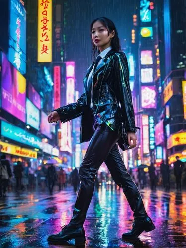 cyberpunk,utada,bladerunner,alita,mongkok,futuristic,mulan,zhu,nyu,nikkatsu,xiaoli,domino,tokyoites,neo,akira,junji,pedestrian,chungli,time square,futurepop,Illustration,Realistic Fantasy,Realistic Fantasy 37