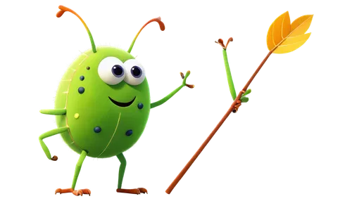 grasshoper,peashooter,dipsy,energex,grassman,patrol,gummifera,pea,aaa,leek stick,celerons,renderman,citronella,rainbow pencil background,pikmin,glowworm,defend,defence,grasshopper,sporophyte,Conceptual Art,Oil color,Oil Color 14