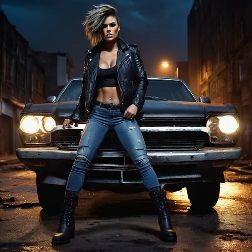 jeans background,denim background,girl and car,car model,photo session at night,spearritt,pickup truck,lada,headlights,fusion photography,sackhoff,hood ornament,car wallpapers,fashion shoot,yubin,rexha,pick-up truck,vassy,femme fatale,bad girl,Illustration,Abstract Fantasy,Abstract Fantasy 15