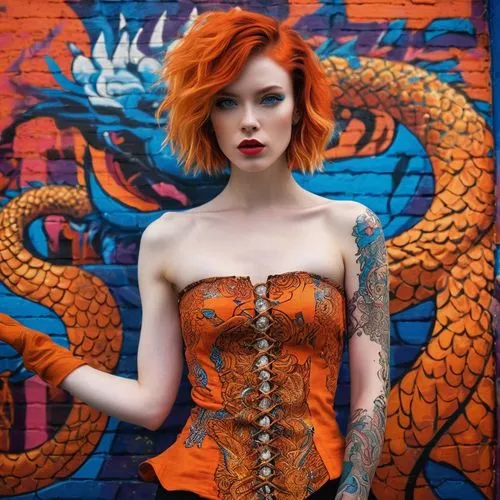 bodypaint,fiery,orange,orange color,teal and orange,orange half,fierce,nami,vada,bodypainting,orange robes,drexel,bright orange,greta oto,tattoo girl,orange rose,body painting,mandarin sundae,orange butterfly,amber,Photography,General,Commercial