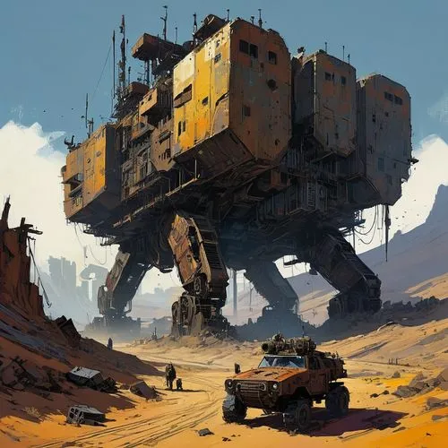 dropship,battletech,mech,mechwarrior,postapocalyptic,tankor,kharak,mechs,dakka,mecha,mining excavator,excavators,excavator,cosmodrome,outpost,wasteland,hawken,nomad,dreadnought,wastelands,Conceptual Art,Sci-Fi,Sci-Fi 01