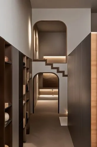 associati,hallway space,walk-in closet,mahdavi,hallway,minotti