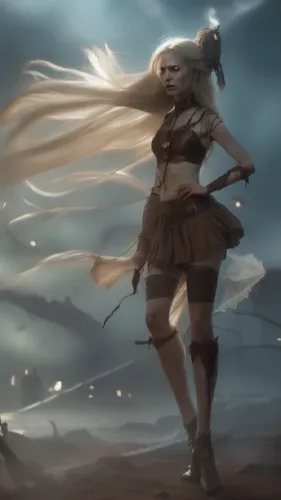 A women with her hair flowing
,claymore,wind warrior,cirta,sephiroth,arianrhod,aot