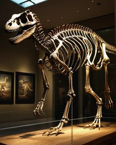 dinosaur skeleton,lion's skeleton,uintatherium,aucasaurus,tirannosaurus,fossil beds,tyrannosaurus rex,tyrannosaurus,maximilianeum,allosaurus,philomachus pugnax,skeleton,mammalian,paleontology,landmannahellir,pachycephalosaurus,a museum exhibit,cynorhodon,reconstruction,palaeontology,Conceptual Art,Oil color,Oil Color 06