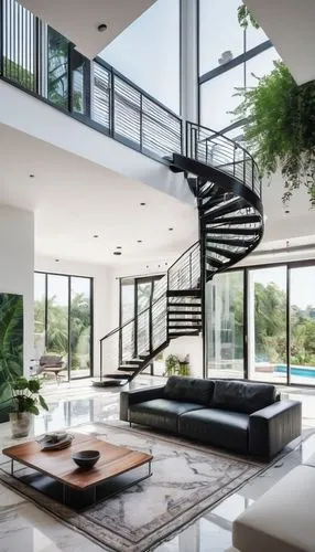 interior modern design,modern living room,luxury home interior,modern decor,contemporary decor,beautiful home,home interior,modern house,loft,modern style,interior design,outside staircase,penthouses,block balcony,steel stairs,lofts,dreamhouse,banisters,living room,staircase,Conceptual Art,Fantasy,Fantasy 32