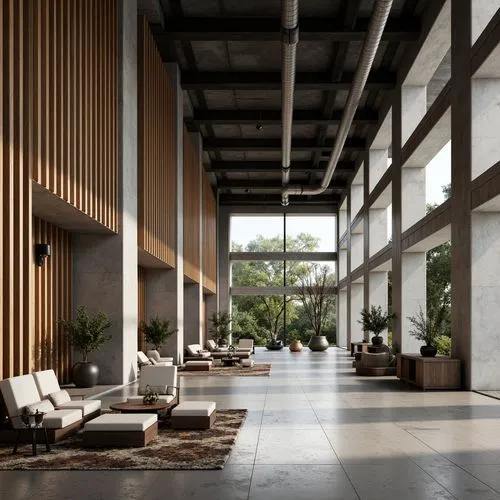 amanresorts,minotti,atriums,midcentury,mid century modern,lobby,wintergarden,cochere,interior modern design,breezeway,archidaily,chipperfield,hotel lobby,seidler,contemporary decor,daylighting,corten steel,interiors,travertine,rotana