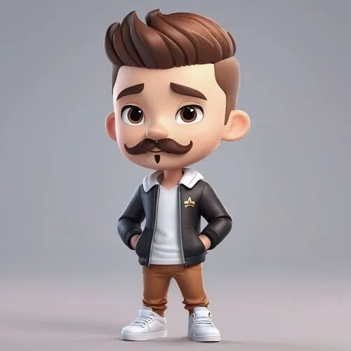 funko,kovic,luan,cute cartoon character,bobblehead,lebeouf,Unique,3D,3D Character