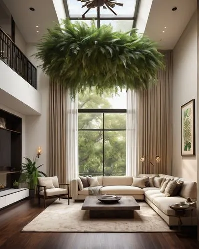 living room,modern living room,livingroom,great room,sitting room,interior modern design,luxury home interior,contemporary decor,modern decor,home interior,modern room,beautiful home,family room,interior design,loft,interior decoration,bamboo plants,sunroom,interior decor,plantation shutters,Illustration,Realistic Fantasy,Realistic Fantasy 28