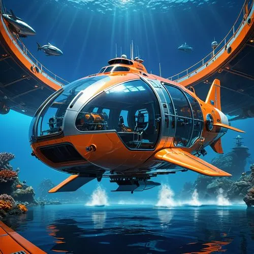 submersibles,submersible,aquanauts,sealab,aquanaut,nautilus,nauticus,subaquatic,liferaft,rescue helicopter,aquarium,seaplane,underwater background,alien ship,constellation swordfish,helikopter,heli,garrison,seaquarium,underwater playground,Photography,General,Realistic