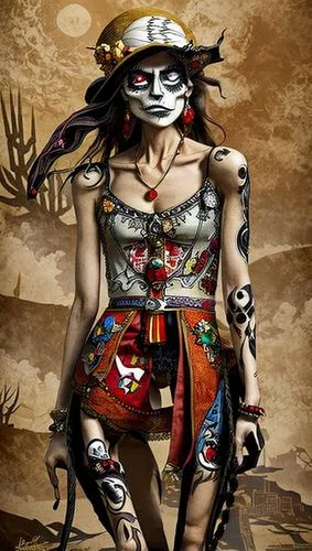 voodoo woman,bodypainting,viveros,body painting,warrior woman,bodypaint,mascarita,african art,female warrior,pintados,la catrina,diablada,arlecchino,indigenous painting,tezcatlipoca,oiran,izanami,arlequin,shaman,harlequin