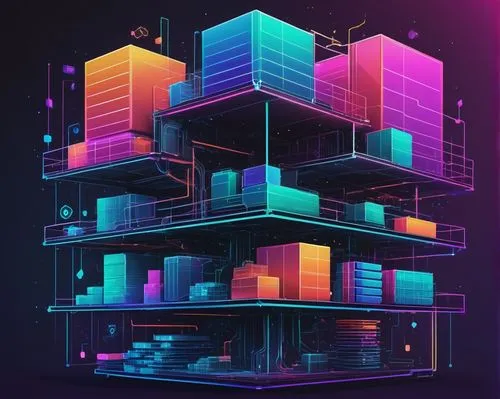 tetris,voxel,cubic,cubes,multistorey,ctbuh,isometric,cybercity,hypermodern,cybertown,skyscraper,microdistrict,voxels,wavevector,synth,cube background,mainframes,supercomputer,colorful city,pixel cube,Conceptual Art,Daily,Daily 05