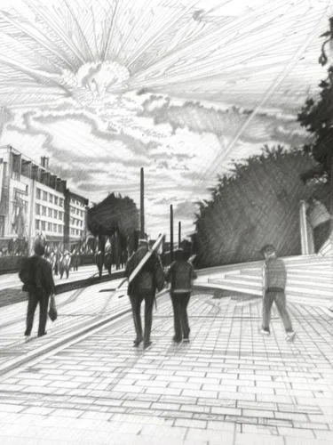 keep the deferent tone between the mass and the space ,virtual landscape,under the moscow city,panoramical,people walking,the boulevard arjaan,urban design,promenade,street plan,sky space concept,publ