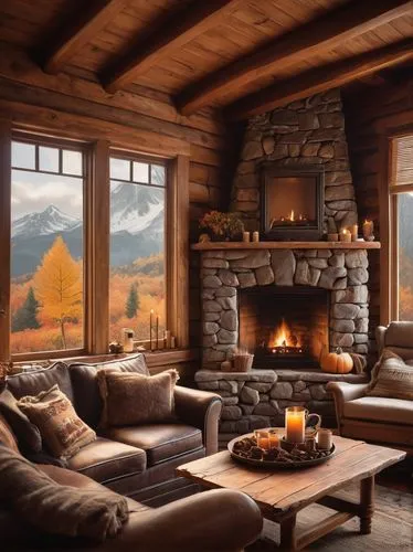 fire place,the cabin in the mountains,warm and cozy,fireplace,chalet,fireplaces,alpine style,log fire,coziness,log home,coziest,log cabin,house in the mountains,house in mountains,rustic aesthetic,cozier,mountain hut,winter house,rustic,fireside,Illustration,Paper based,Paper Based 29