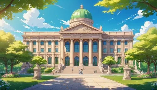 bascom,euphonium,tsumugi kotobuki k-on,euphonious,prefecture,capitol,rahxephon,nodame,imae,state capital,violet evergarden,capitol building,heiji,fafner,kyokai,seigaku,shinbo,beautiful buildings,hashiba,saitou,Illustration,Japanese style,Japanese Style 03