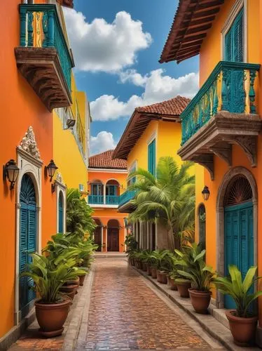 hacienda,patios,palmilla,casa,santa barbara,sanjuan,tlaquepaque,colorful facade,nicaraguan cordoba,mizner,san juan,curacao,vallarta,townhomes,vibrant color,santa fe,splendid colors,casitas,antigua guatemala,townhouses,Conceptual Art,Fantasy,Fantasy 32