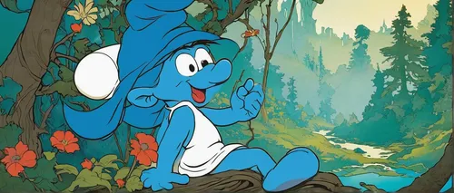 cartoon forest,smurf,peter rabbit,tree loc sesame,frutti di bosco,background ivy,river pines,forest background,forest animal,smurf figure,cartoon video game background,cute cartoon character,forest floor,pinocchio,douglas' squirrel,background image,digital background,hare trail,strohbär,blue mushroom,Illustration,Retro,Retro 03