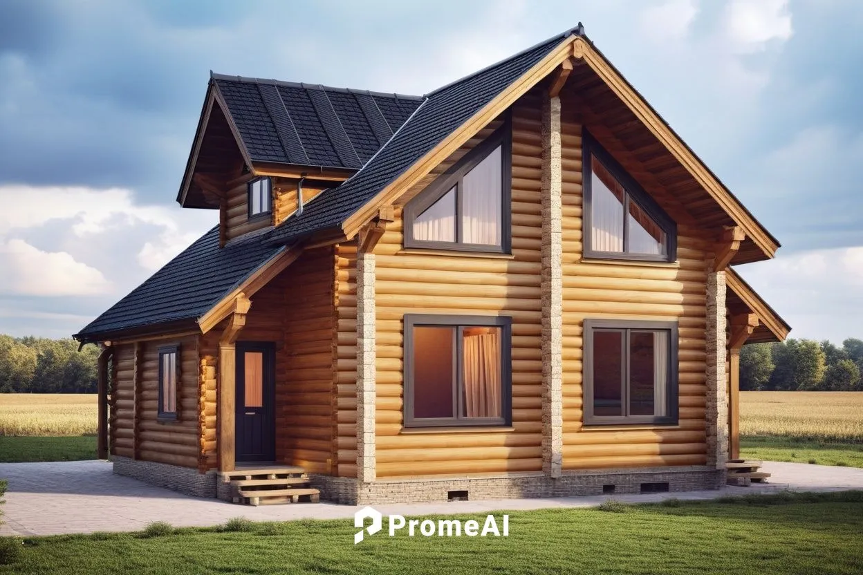 barnhouse with black roof and light window frames,wooden house,small cabin,log home,passivhaus,log cabin,homebuilding,danish house,timber house,3d rendering,wooden sauna,wood doghouse,wooden hut,small