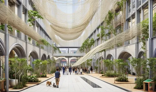 caravanserai,largest hotel in dubai,school design,multistoreyed,plant tunnel,eco-construction,winter garden,archidaily,urban design,tunnel of plants,eco hotel,daylighting,inside courtyard,kirrarchitecture,sky space concept,botanical square frame,principal market,nizwa souq,bamboo plants,smart city