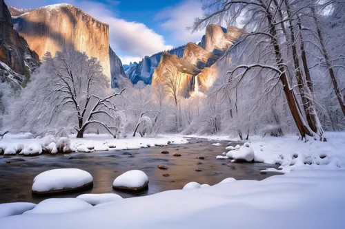 yosemite,yosemite park,yosemite valley,yosemite national park,snowy landscape,snow landscape,winter landscape,snowy mountains,beautiful landscape,united states national park,landscapes beautiful,winter magic,winter background,ice landscape,winter wonderland,wintry,salt meadow landscape,landscape photography,mountains snow,winter forest,Conceptual Art,Fantasy,Fantasy 31