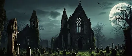 haunted cathedral,necropolis,graveyards,gothic church,halloween background,old graveyard,graveyard,cemetry,dark gothic mood,gothic style,gothic,burial ground,cemetary,morgul,forest cemetery,cemetery,tombstones,grave stones,cementerio,gravestones,Conceptual Art,Fantasy,Fantasy 06