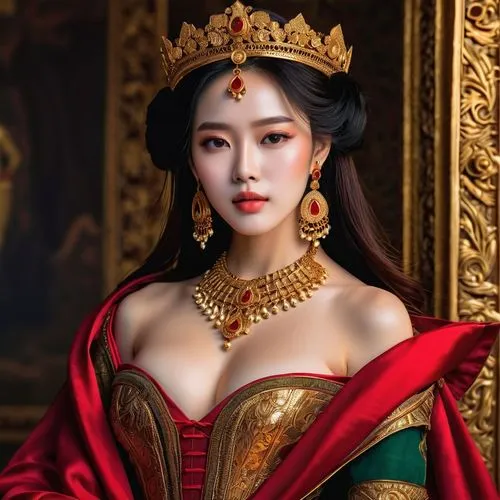 oriental princess,asian costume,taiwanese opera,miss vietnam,peking opera,shuanghuan noble,mulan,phuquy,asian culture,korean history,forbidden palace,gold jewelry,korean culture,gold crown,chinese art,diadem,asian woman,asian vision,queen crown,korean royal court cuisine,Photography,General,Realistic