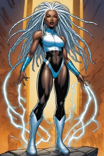 ororo,lilandra,livewire,korana,wildstorm,kharma,Illustration,American Style,American Style 13