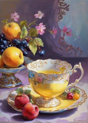 tea still life with melon,fruit tea,tea party collection,teacup,lemon tea,tea service,fragrance teapot,chinese teacup,tea party,tea cup,teatime,teacup arrangement,cup and saucer,scented tea,jasmine tea,afternoon tea,goldenrod tea,tea time,still life of spring,tea set,Conceptual Art,Fantasy,Fantasy 24