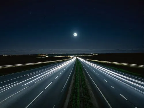 night highway,highway lights,light trail,light trails,speed of light,automotive lighting,night photography,long exposure light,car lights,night image,night photograph,croatia a1 highway,vanishing point,highway,long-distance transport,automotive navigation system,moon photography,freeway,headlight,lightpainting