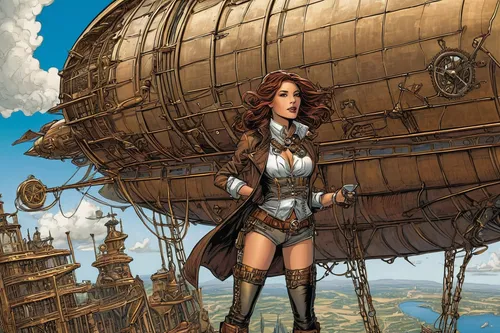 airship,airships,steampunk,galleon,air ship,sea fantasy,full-rigged ship,galleon ship,tallship,aerostat,caravel,merida,heroic fantasy,sci fiction illustration,tall ship,seafaring,scarlet sail,sea sailing ship,windjammer,sail ship,Illustration,American Style,American Style 04