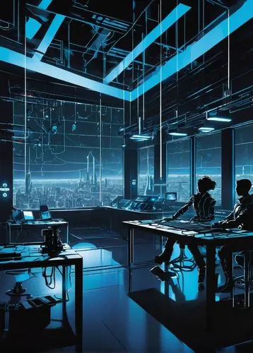 sci fi surgery room,neon human resources,blur office background,computer room,modern office,trading floor,laboratory,visual effect lighting,the server room,data center,chemical laboratory,cyberpunk,cyber glasses,office automation,electrical network,lab,working space,cyber,fractal design,conference room,Illustration,Black and White,Black and White 33