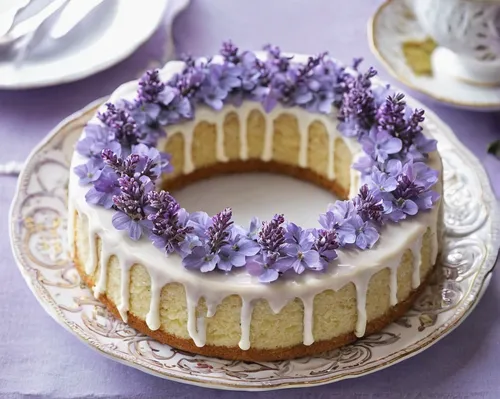 Create a recipe for m￩ringues that are infused with hints of lavender and served at a fancy tea party.,plum cake,bundt cake,currant cake,citrus bundt cake,easter cake,taro cake,cake wreath,danish nut 