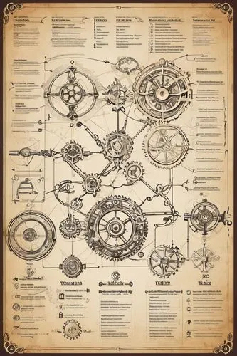 steampunk gears,cosmographia,azathoth,chronometers,astrolabes,chaosium,rosicrucianism,silmarils,copernican world system,alethiometer,rosicrucians,discworld,mandala framework,genealogical,cyclopedia,phytogeography,cog wheel,infographic elements,spellbook,zodiac,Conceptual Art,Fantasy,Fantasy 25