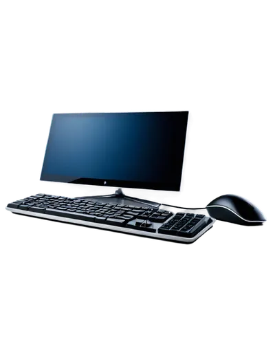 Personal computer, desktop PC, sleek design, silver metal body, LED lights, transparent glass screen, QWERTY keyboard, ergonomic mouse, wireless router, cables organized, 45-degree angle, low-key ligh