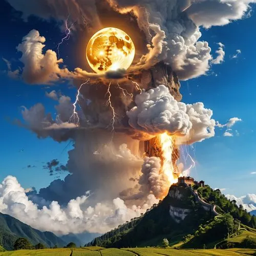 mushroom cloud,volcanic eruption,erupting,eruption,erupt,the eruption