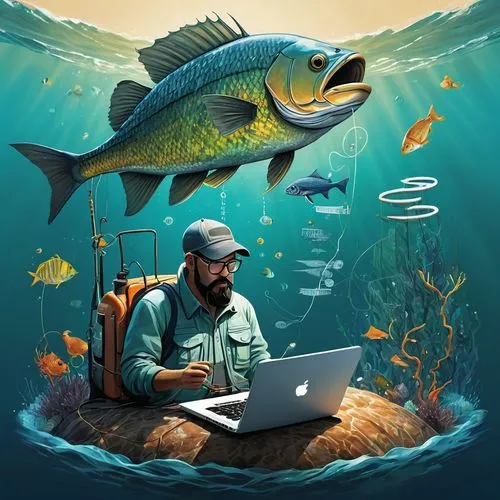 fish-surgeon,big-game fishing,phishing,types of fishing,fisherman,casting (fishing),fishing classes,version john the fisherman,fishfinder,angler,recreational fishing,fishing camping,aquaculture,people fishing,illustrator,fish in water,fishing,sci fiction illustration,surf fishing,digital nomads,Conceptual Art,Fantasy,Fantasy 09