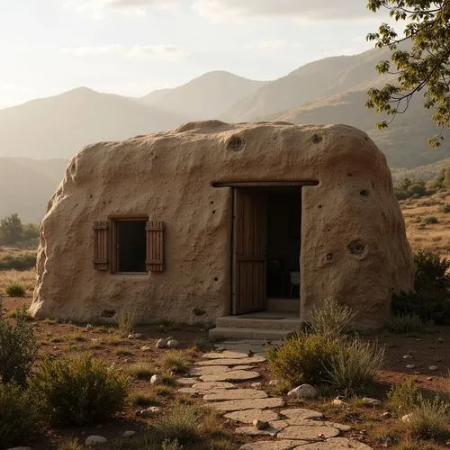 stone oven,superadobe,tuff stone dwellings,earthship,clay house,ancient house,straw hut,stone house,rhyolite,dunes house,blockhouse,hueco,mimbres,stone desert,bunkhouses,pizza oven,iron age hut,house in the mountains,cooling house,temazcal